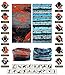 9PCS & 6PCS Multifunctional Stretchable Sport & Casual Headwear, Headband Scarf Bandanna Headwrap Mask Neckwarmer & More 12-in-1