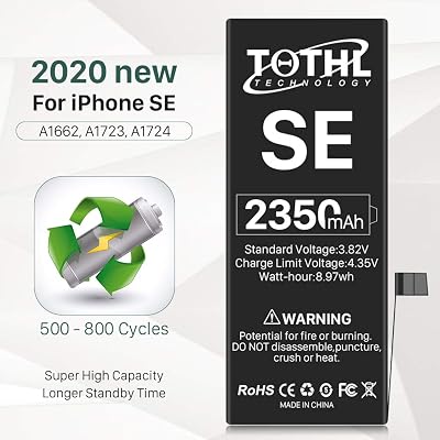 Buy 2350mah Battery For Iphone Se 21 New 0 Cycle Higher Capacity Battery Replacement For Iphone Se A1662 A1723 A1724 With Complete Professional Repair Tools Kits Online In Indonesia B07sfm5sc6
