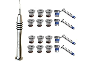 GODSHARK 2 Sets Replacement Screws with Screwdriver for MacBook Air 13 inch A1369 A1466 2010 to 2017, Unibody Bottom Case Cover P5 Pentalobe Repair Replacement Tool Kit Notebook Laptop PC Computer Screw
