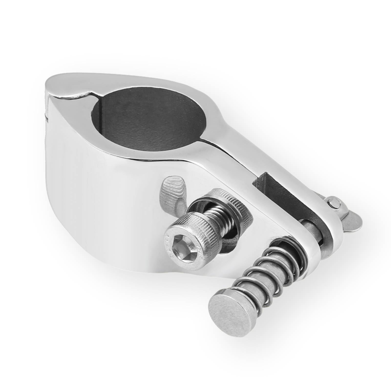 Stainless Steel 7/8'' Bimini Top Jaw-Like Slide Hinged Awning Hardware Fitting Marine Boat Awning Clamp Boat/Yacht Spare Parts hinged jaw Slide 7/8