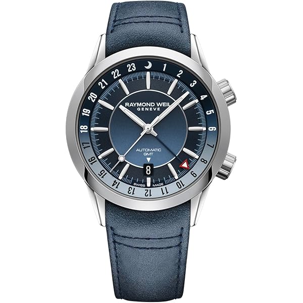 ロマンティックER Raymond Weil Unisex Watch 28371 Maestro brown Leather 39mm NIB