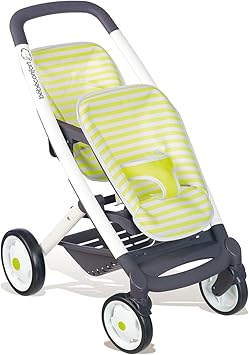 Smoby Bebe Confort Poussette Jumeaux Roues Multidirectionnelles Et Silencieuses Amazon Fr Jeux Et Jouets