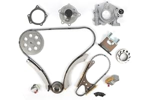 Timing Chain Kit Water Oil Pump Fit for Chevy Colorado 2007-2012 2.9L 3.7L | for GMC Canyon 07-12 2.9L 3.7L, for i-290 i-370 07-08 for H3T 3.7L, Autodevil Car Time Chain Set Tool Set 12571725 24100362