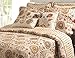Greenland Home Andorra 100% Cotton Reversible Suzani Quilt Set, King/California King (3 Piece)