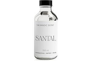 The Magic Scent Santal Fragrance Oil - Diffuser Oil Scent - Santal Aroma Diffuser Oils - Luxury Scents for Home - Sandalwood Oil - 8.5 fl oz, 250 mL