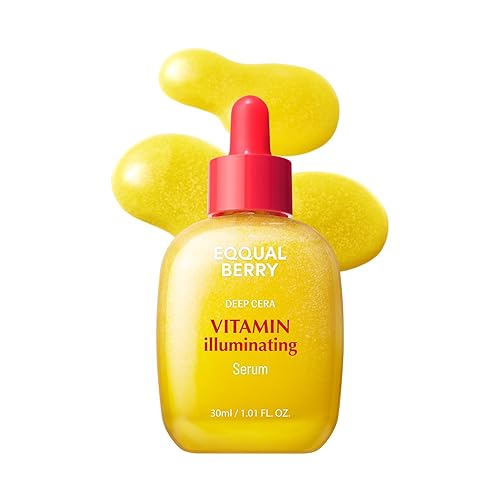 EQQUALBERRY Vitamin Illuminating Serum – Brightening Vitamin C Serum with Niacinamide | Strengthens skin barrier | Hydrates using Ceramide and Hyaluronic Acid, 1.01oz / 30ml