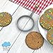 God's kitchen 5 pcs Non stick Ring Molds for Making Cakes, Pancakes, Meatloaf, Biscuits, Fried Egg Ecofriendly Stainless Steel Easy to Clean and Use 5 Different Shapes Great Kitchen Tool