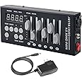 Dmx Controller 54 Channel Dmx Light Controller for Dj Lights, Small Dmx Controllers Mini Dmx 512 Controller for Led Lights, Dmx512 Lighting Controller Dmx Control Board for Stage Lights Dmx Console
