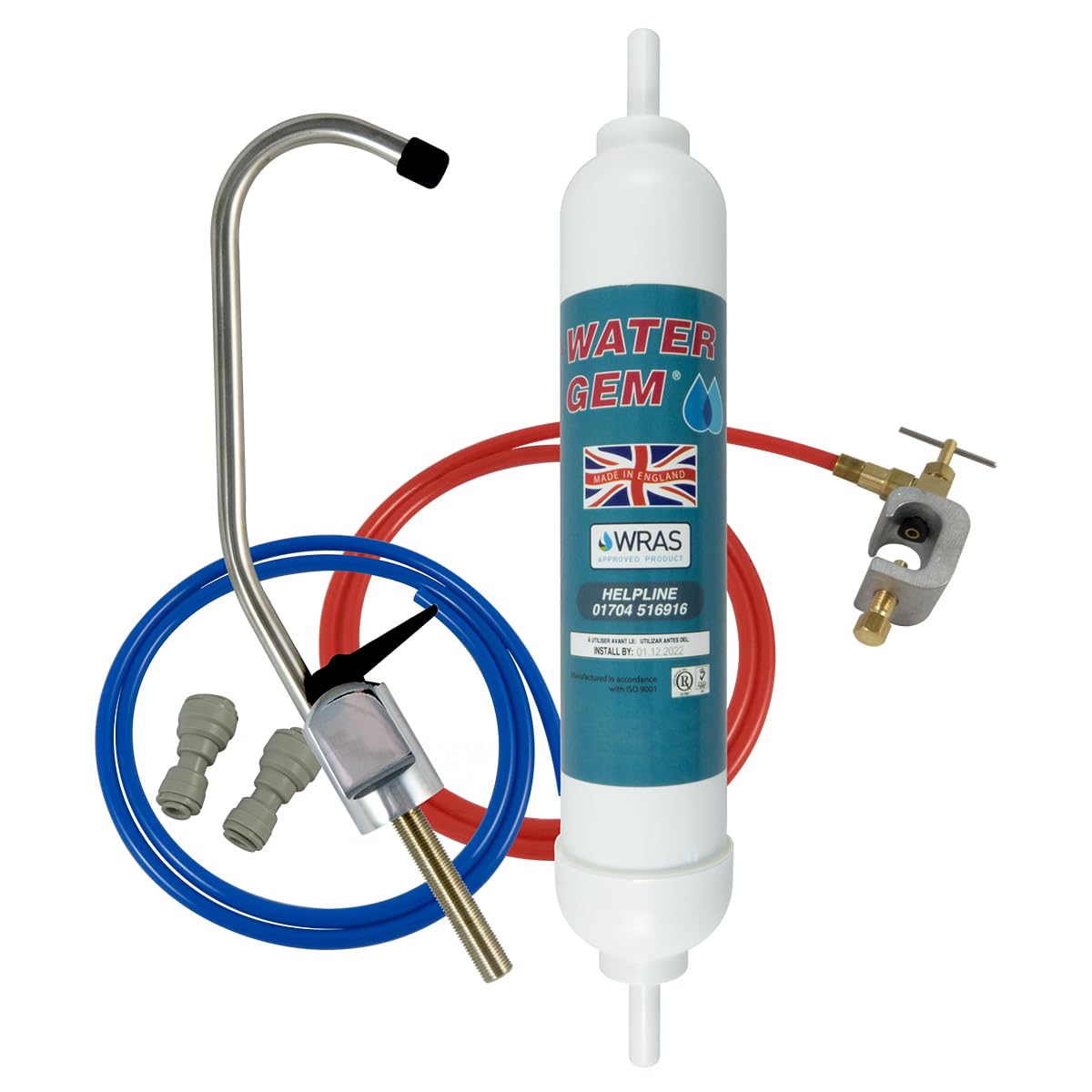 Water Gem Filter & Tap System Inline Drinking Water System