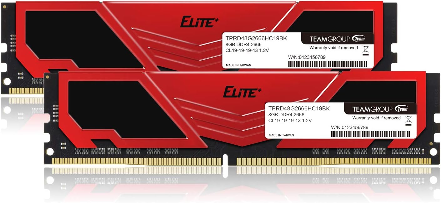 Team ELITE PLUS U-DIMM DDR4 RAM TPRD416G2666HC19DC01-A 取扱説明書 