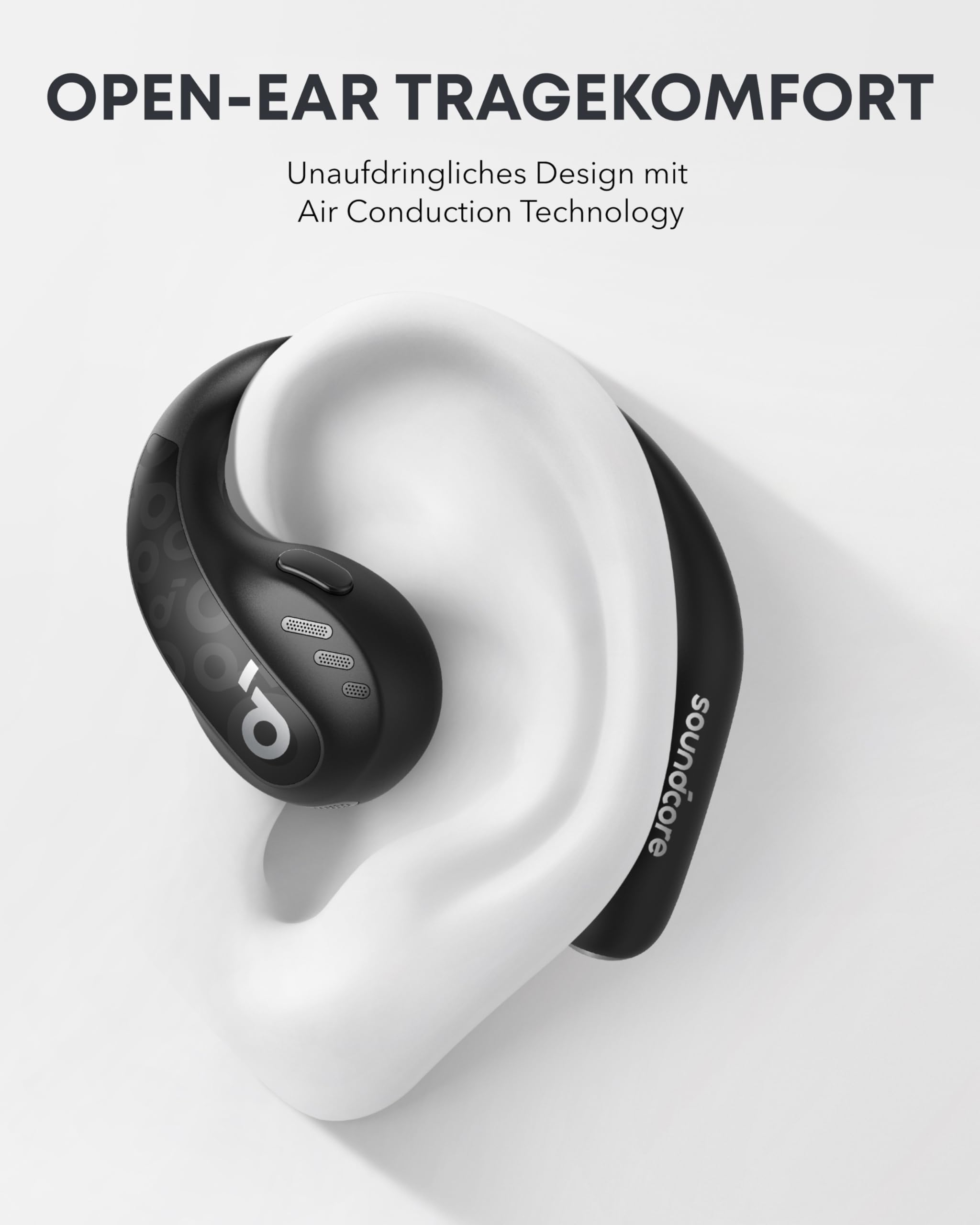 soundcore by Anker AeroFit Pro Open-Ear Kopfhörer, Ultra leicht, Bequem, Ergonomisches Design, Intensiver Sound LDAC, Bluetooth 5.3, IPX5 Wasserschutz, 46h Akku, App, Kabellos 2