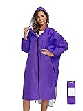 SaphiRose Long Sleeve Rain Jacket Extra Length