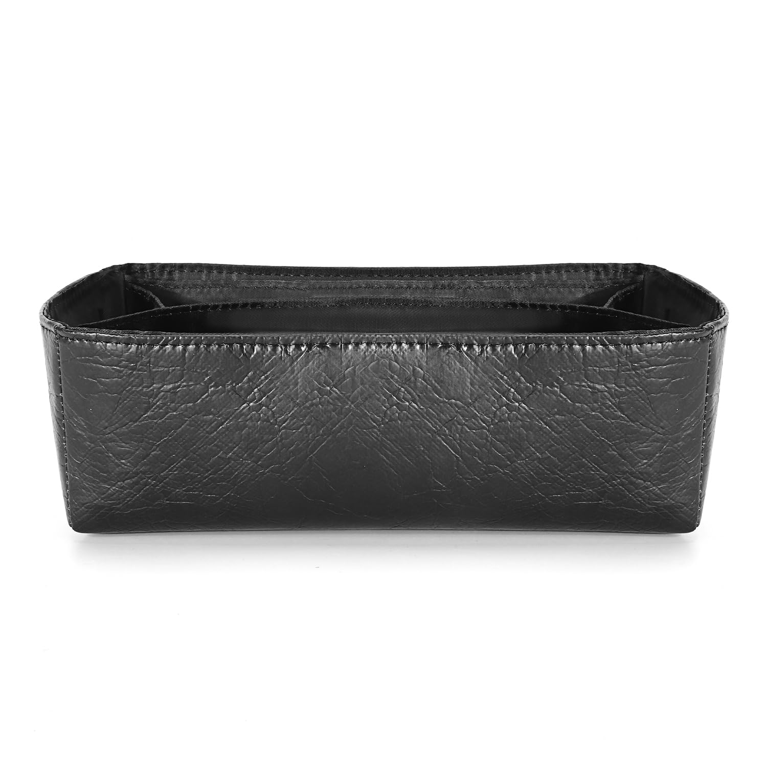 Photo 1 of ****SIMILAR ITEM****CRAZYSMITH Bag Organizer Insert for MiuMiu Arcadie Bag, DupontPaper Purse Insert Organizer, Smooth Lightweight Bag Insert(Black, Large)