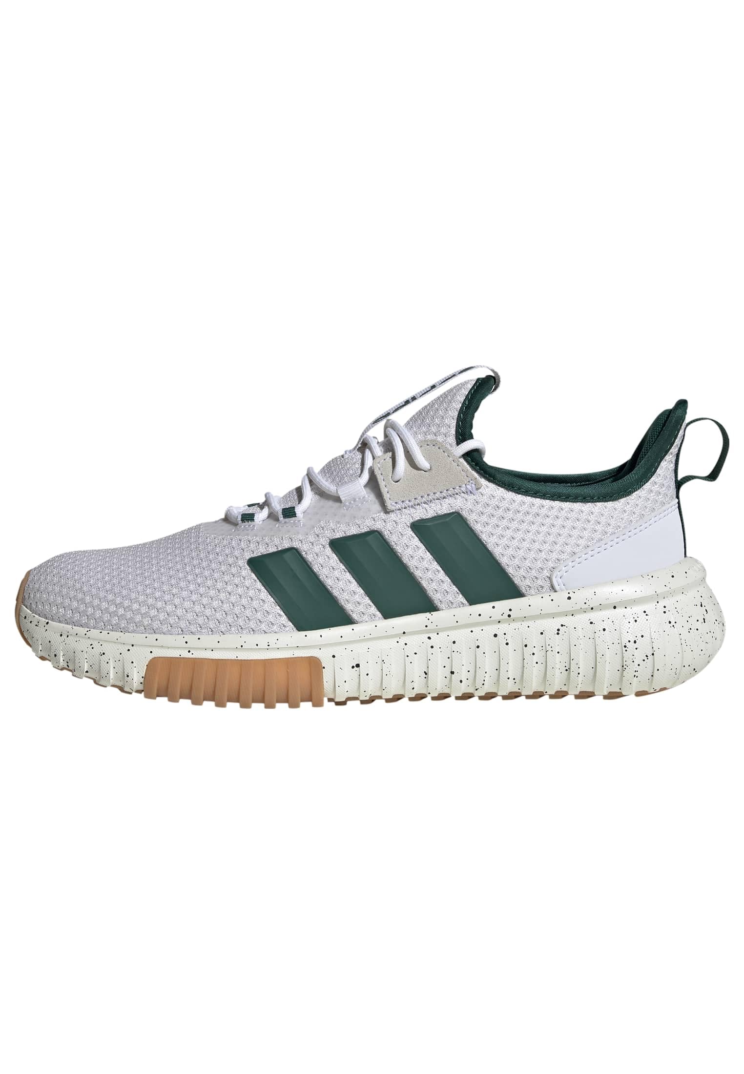 Adidas Men's Kaptir 4.0, White/Collegiate Green/Off White, 9.5 Image
