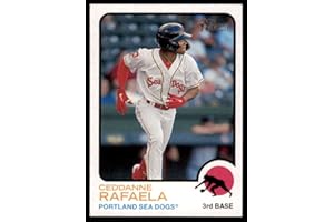 2022 Topps Heritage Minors #174 Ceddanne Rafaela Portland Sea Dogs RC Rookie MiLB Baseball Trading Card
