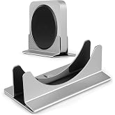 Psitek Adjustable Mac mini Stand for M3 &amp; Earlier, 6061 Aluminum Holder | Premium 6061 aluminum with Mac mini-matching finish, tool-free 10&ndash;52mm adjustable width for vertical, space-saving storage.