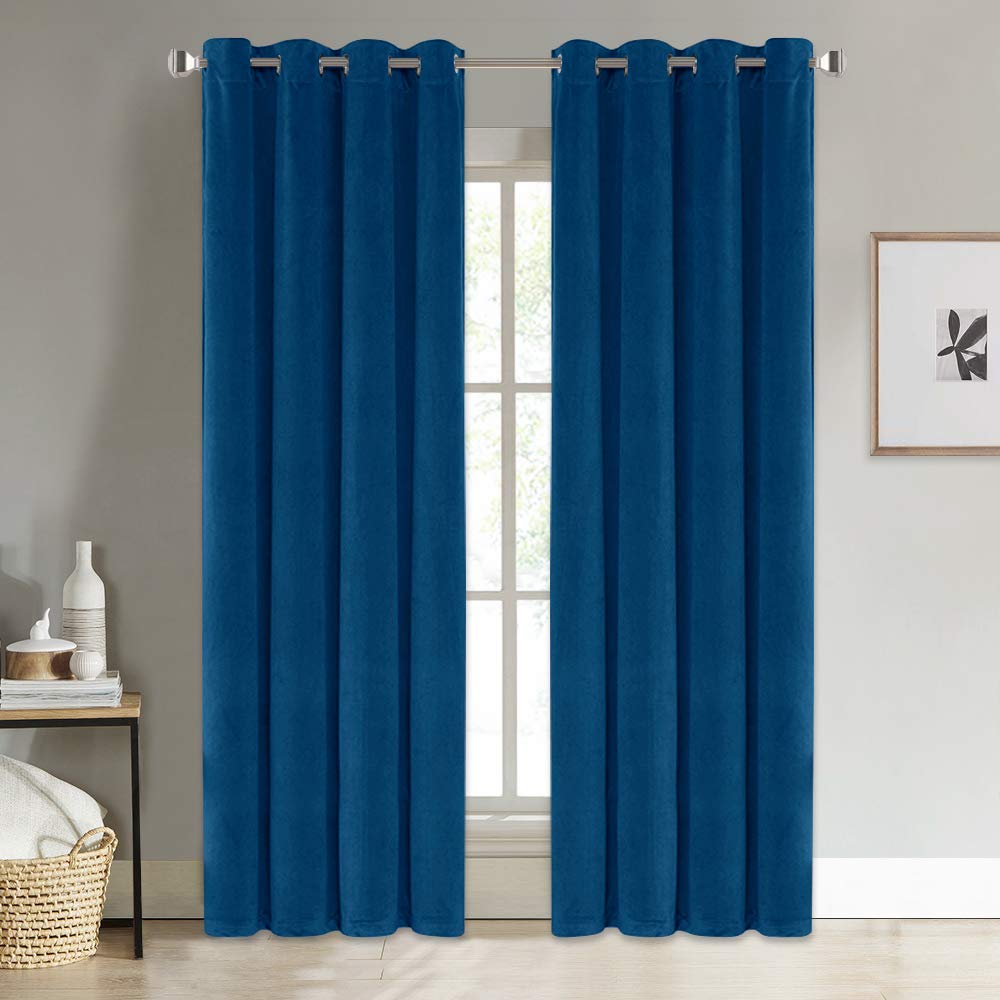 Best Absolute Zero Velvet Room Darkening Home Theater Curtain Panel