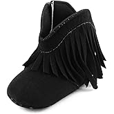 ESTAMICO Baby Girls' Cowboy Tassel Boots