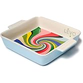 Porcelain Baking Dish &ndash; 8x8 Non-Stick Baking Pan for Brownies, Lasagna &amp; More &ndash; Dishwasher &amp; Freezer Safe &ndash; Chip Resistant Casserole Dish