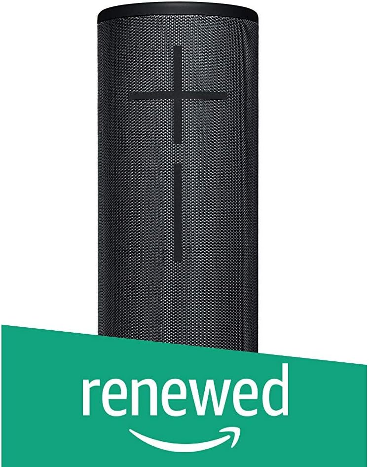 Ultimate Ears MEGABOOM 3 Portable Bluetooth Wireless Speaker (Waterproof) Night Black (Renewed)