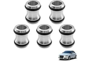 06L121131 5pcs Aluminum Water Pump to Oil Cooler Coolant Pipe Connector Joint For Audi VW Seat Skoda 95812113100 (5)