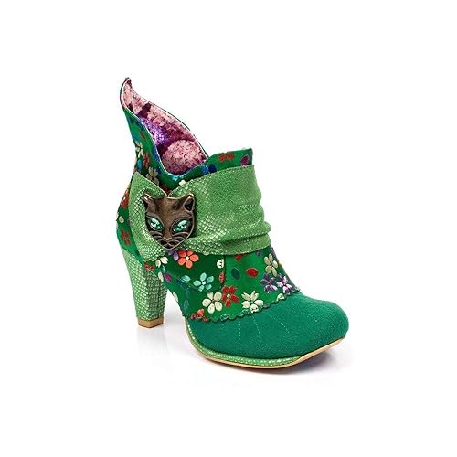 Irregular Choice, Damen Stiefel & Stiefeletten Grün Green Floral