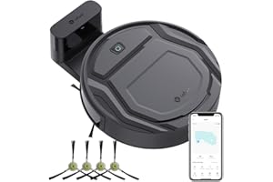 Lefant M210 Pro Robot Vacuum Cleaner, 2200Pa Suction, Super-Thin, Quiet, Self-Charging Robotic Vacuum Cleaner, Wi-Fi/APP, Compatible with Alexa(Gray)