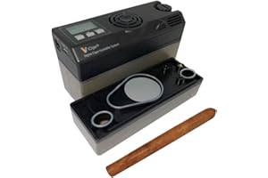 Le Veil iCigar DCH-12V6 Electronic Digital Intelligent Cigar Humidifier 25~600CT for Wooden Humidors