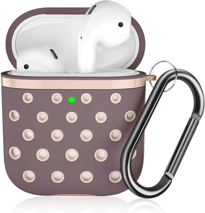 JDJ CO. AirPods Case, (Front LED Visible), AntiLost