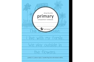 Left Handed Primary Composition Notebook: Primary Draw & Write Series | Picture Drawing Space | Handwriting Lines with Dotted Midline | 7.5 x 9.25 ... | Ideal for Back to School! (Yiddish Edition)