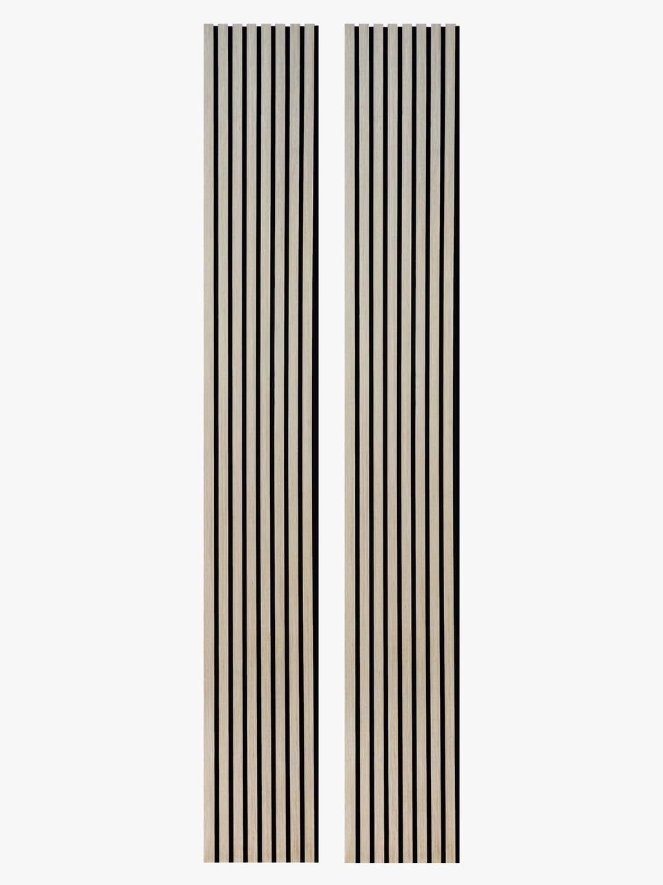 Photo 1 of ***FACTORY SEALED***Wood Wall SLATS/ 2PACK/ Wooden Wall Panel/Wood Panel for Wall/ 3D Wood Wall Panel/ 98"x12" Pack of 2 /Panel for inerior Wall Decor (Oak)