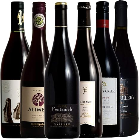 Amazon Co Jp Amazon限定ブランド ピノ好き集合 フランス チリ イタリア飲み比べ ピノノワール6本セット ピノ ノワール 赤 赤ワイン ワインセット Wine ギフトプレゼント 750ml 食品 飲料 お酒
