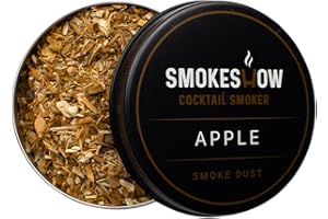 SMOKESHOW COCKTAIL SMOKER Wood Chips for Cocktail Smoker 4 oz tin. Add Flavors to Your Smoked Drinks. (Apple)
