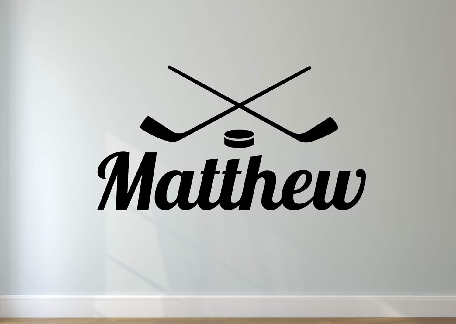 Personalized Hockey Stick Decal Choose your NAME Custom Player Vinyl