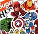 Superhero Toy Stickers For Kids - 32 pcs - Random/Different/Laptop/Skateboard (DRC US Seller)