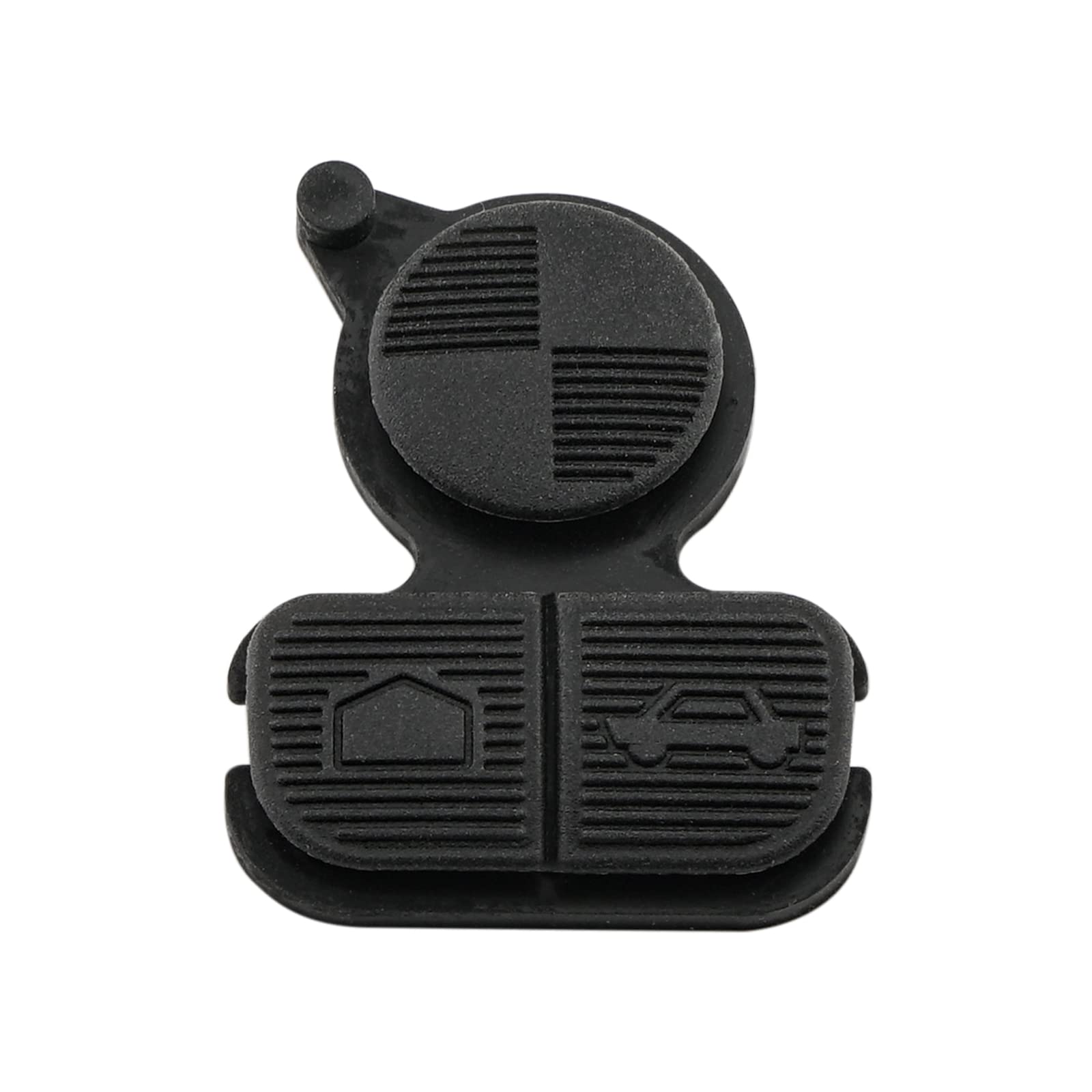 MACHSWON Remote Fob Key Button Pad Black for BMW- Series 3 5 7 E38 E39 E36 Z3 Z4 Z8 X3 X5 3 Buttons
