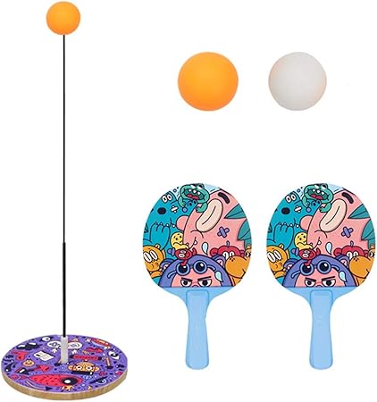 Kjx Pour Le Tennis De Table Pour Enfants Modelisation De Dessins Animes Exercice Prevention De La Myopie Entrainement Unique Interaction Parent Enfant Developpement Du Cerveau Amazon Fr Cuisine Maison