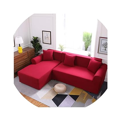 Amazon Com Two L Shaped Thicken Sofa Cover Spandex Sofa