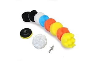 GANGOU Polishing Pad, Polishing Pad Kit, 11 Pcs 3 Inch Polishing Pad Kit, 3 Inch Buffing Pads