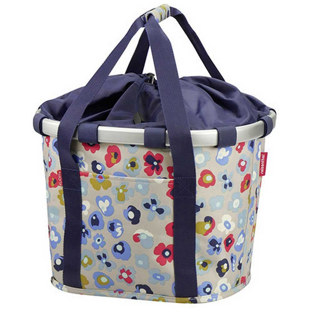 KLICKfix Unisex - Adult Bike Basket Pannier Bag, Dark Blue, 1 Size