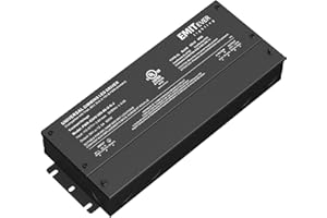 EMITEVER Dimmable Led Driver, 300W AC 110V-277V to DC 24V Transformer, Dimmable Power Supply,5-in-1 Dimming: ELV/MLV/TRIAC / 