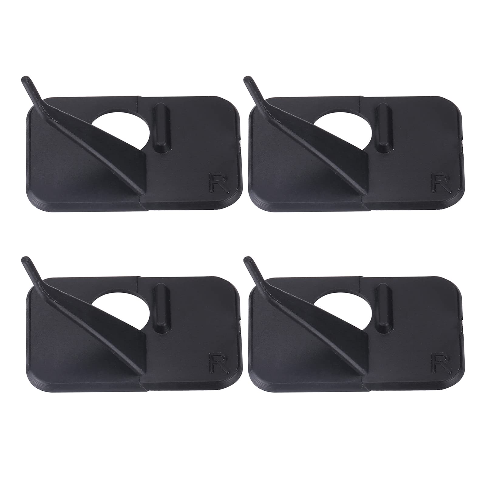 Keenso Archery Arrow Rest, 4 Sets Archery Arrow Recurve Bow Rest Plastic Right Hand Hunting Accessories