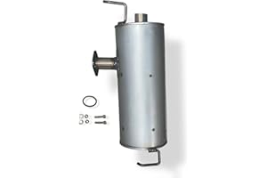 Stainless Steel Muffler Compatible with Toyota Sienna 3.3L V6 2004 To 2006 | 3.5L V6 2007 To 2020 | 2.7L 2011 To 2013 Front W