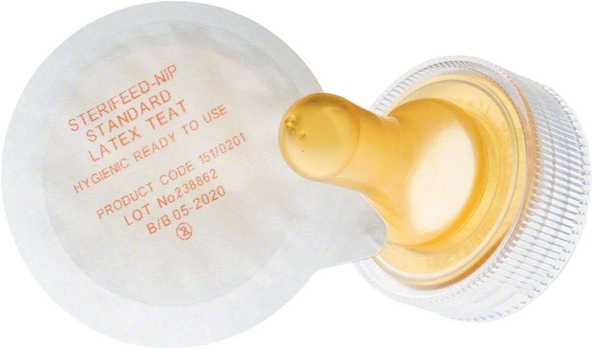 Sterifeed Latex Standard Baby Teats, Sterile, Pack of 100 BigaMart