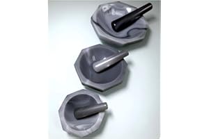 ALPHA NANOTECH INC. Alpha Nanotech Agate Mortar and Pestle (Inner Diameter 70 mm; Inner Depth 21 mm)
