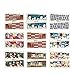 ALLYDREW 48 Sheets Winter Wonderland Nail Art Decals Water Transfer Nail Decal Sheets