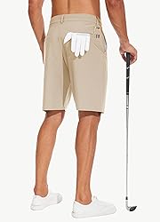 JWM Mens 9" Stretch Golf Shorts - Lightweight