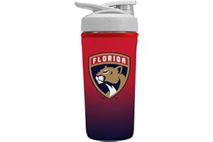 Sok It BotlSok NHL Hockey Protein Blender Shaker Bottle Sleeve Insulated Neoprene Cover (Florida Panthers, Fits 28oz Blender)