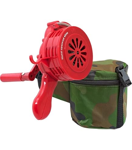 Air Raid Alarm Hand Crank Siren Aluminium Alloy 110dB - View #6