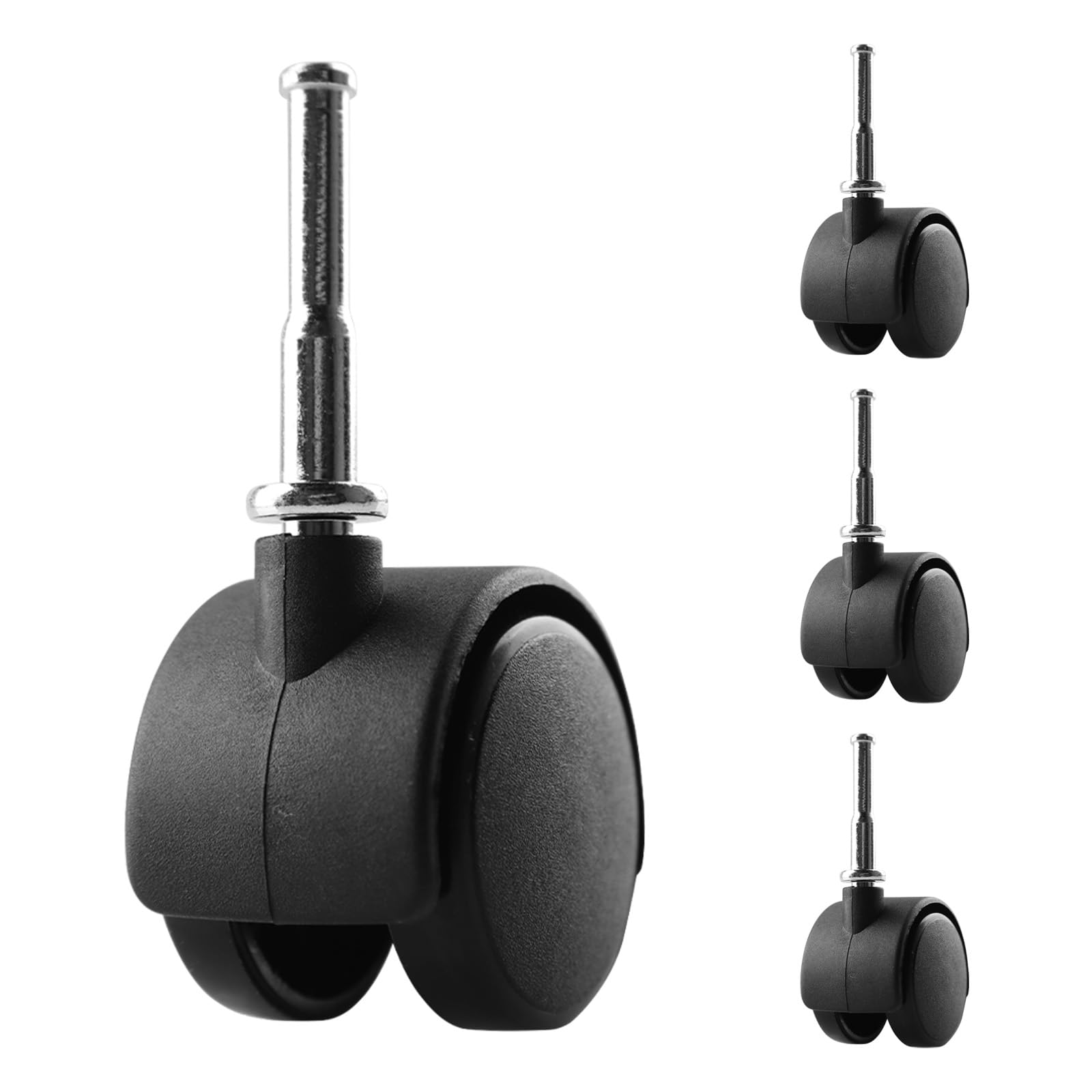 Photo 1 of 6774200 Replacement Caster Wheels for Shop Vac 10 Gallon Vacuum Cleaner, for Smooth Movement and Stability (Not Suitable for Vacuum Cleaner Model 4020) - Set of 4